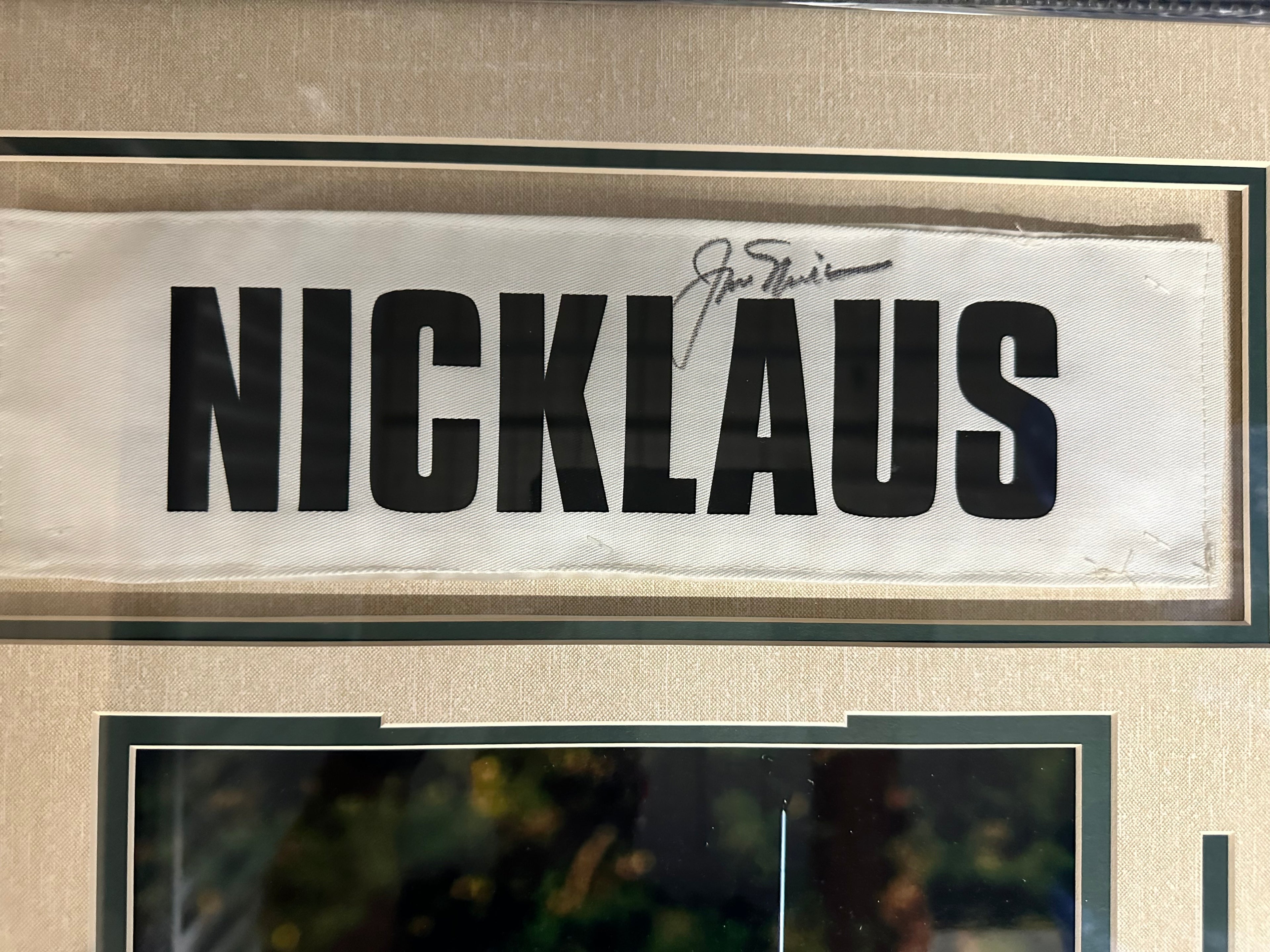 Jack Nicklaus Autographed Caddy Badge