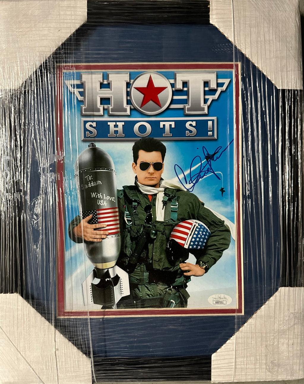Hot Shots - Charlie Sheen Autographed