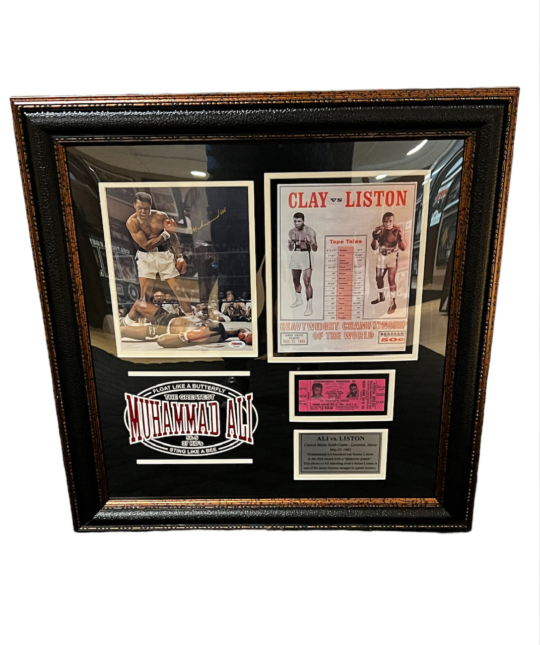 Muhammad Ali Autographed