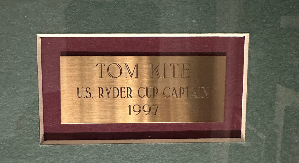 Tom Kite 1997 US Ryder Cup Captain Autographed