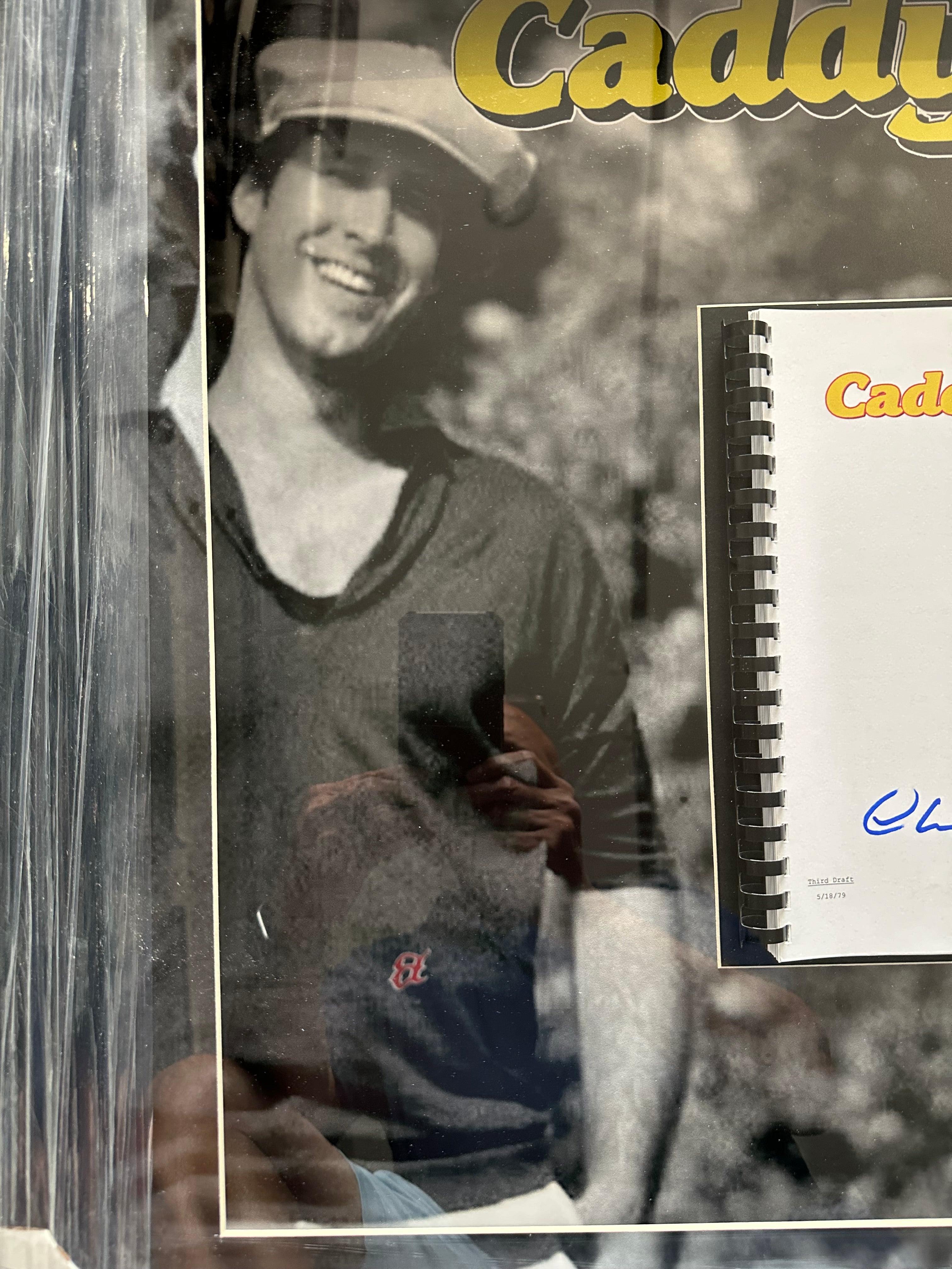 Caddy Shack - Chevy Chase Autographed Script in 3D Shadow Box