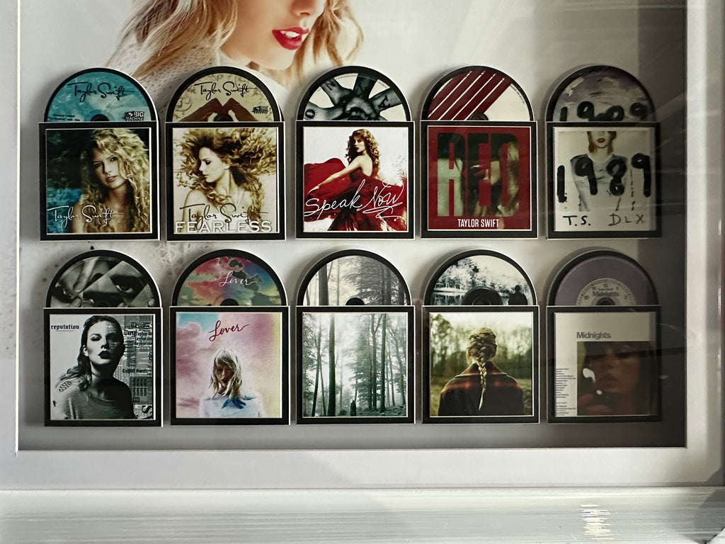 Taylor Swift 10 CD Collage with LED Lighting
