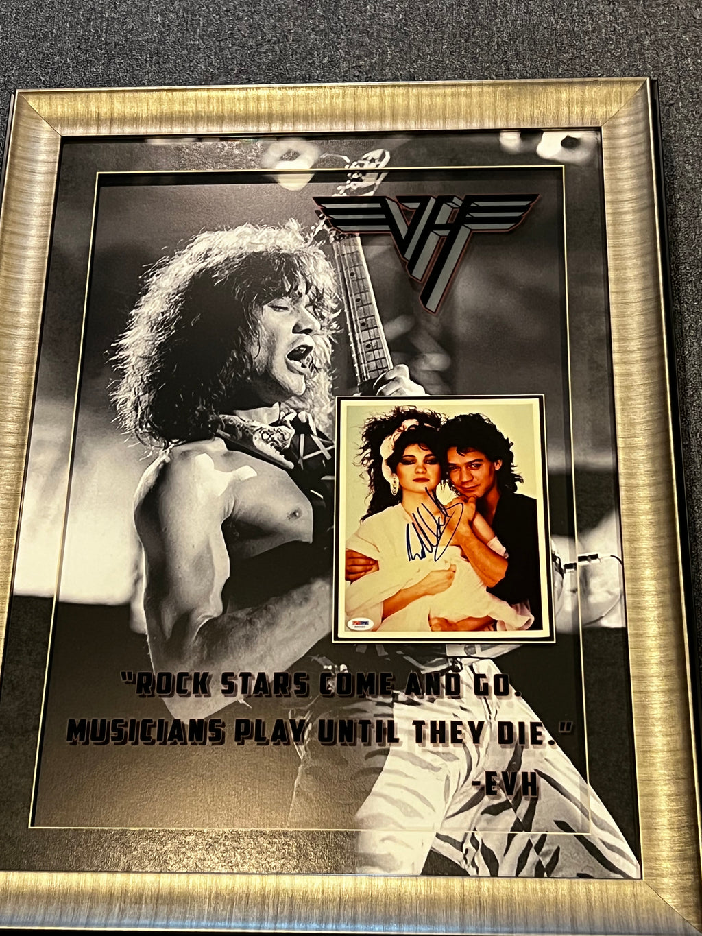 Eddie Van Halen Autographed