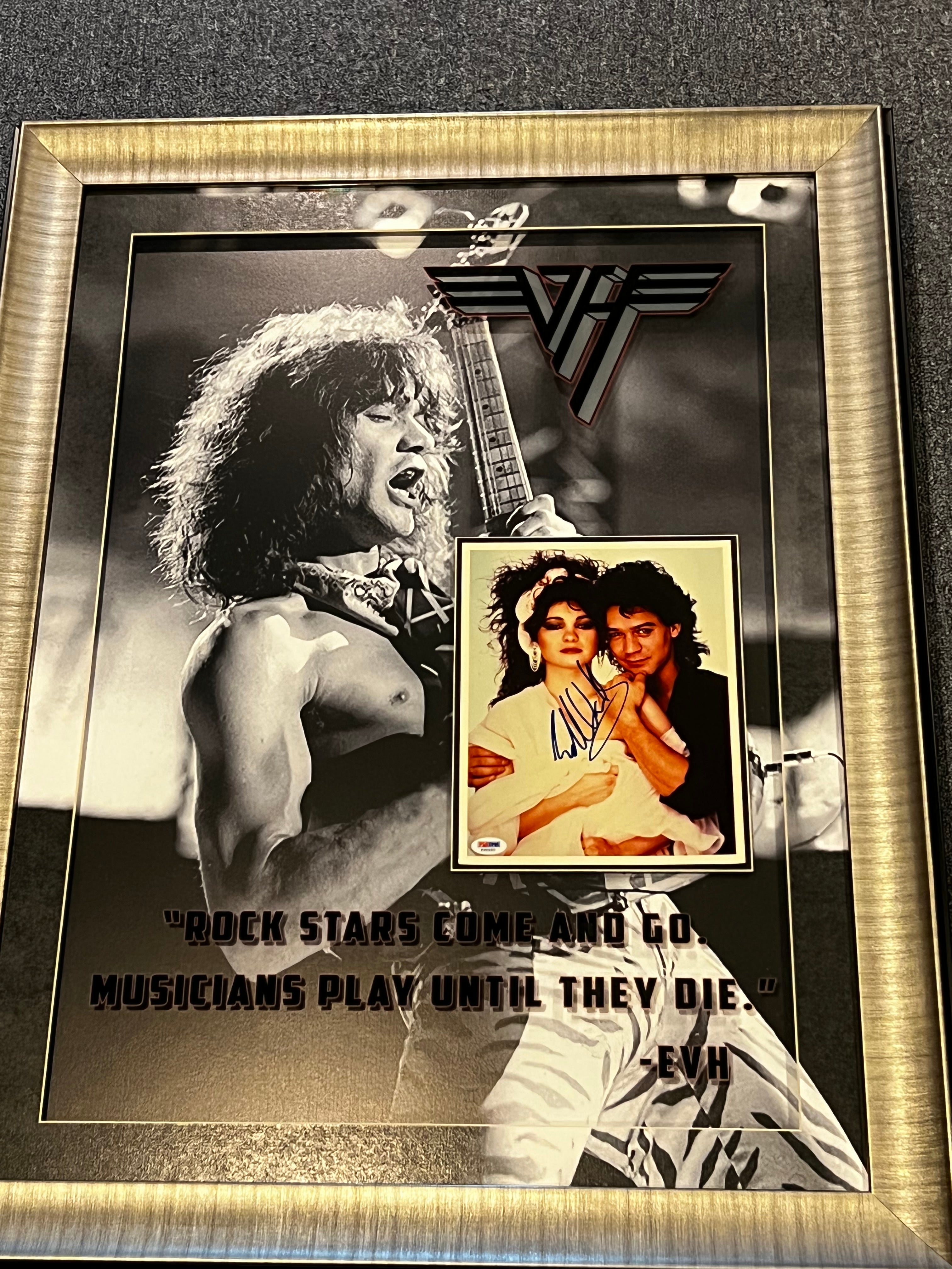 Eddie Van Halen Autographed