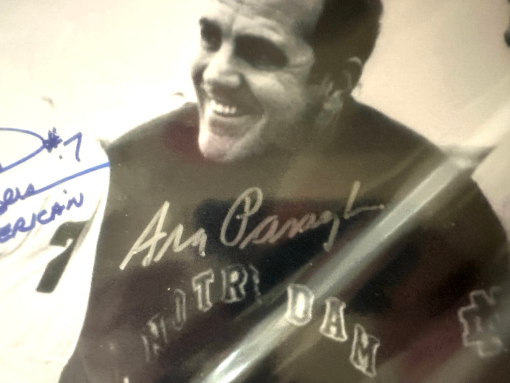 Notre Dame - Theisman, Parseghian & McCoy autographed