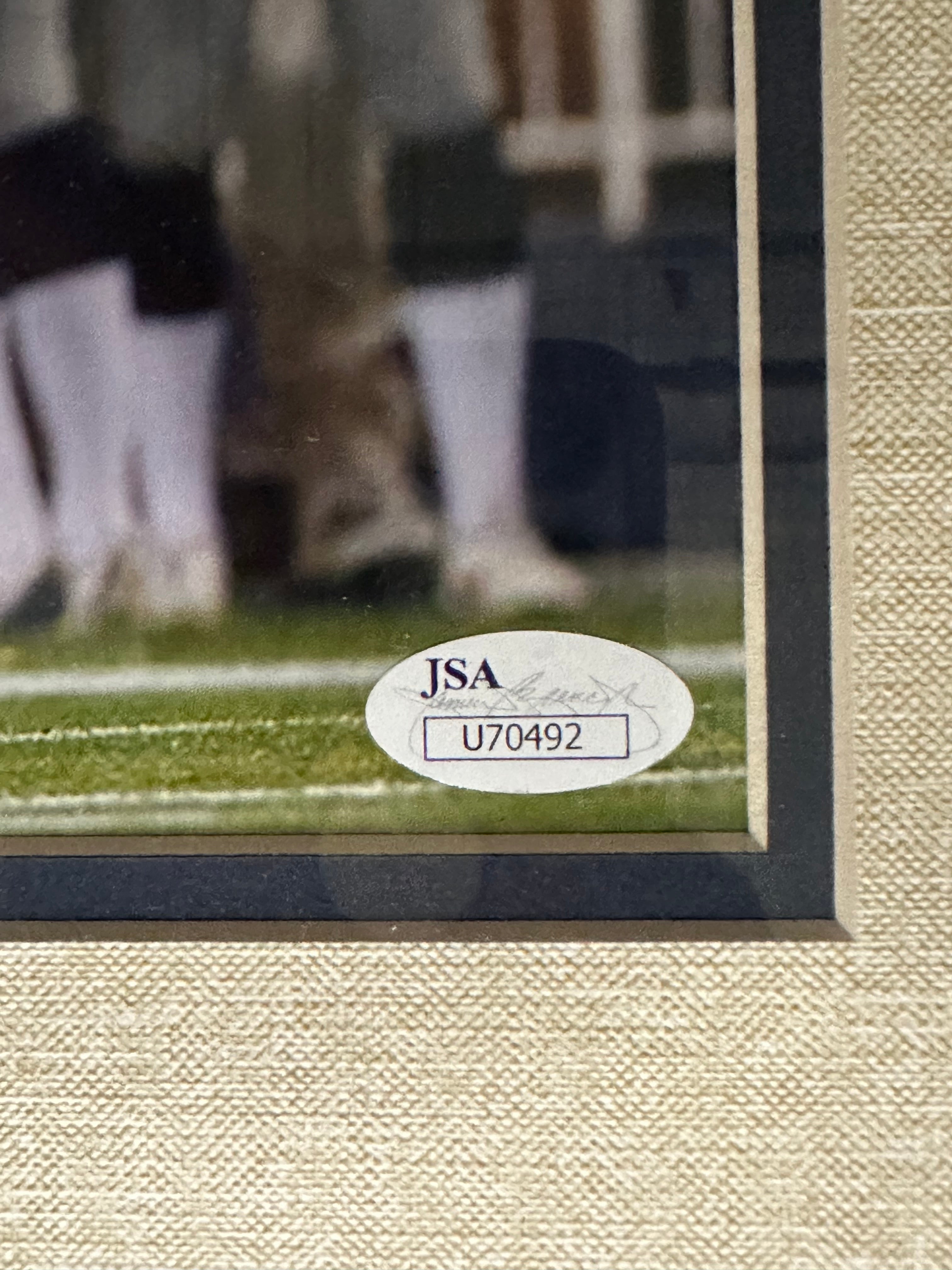 New England Patriots - Julian Edelman Autographed 2 Way with Ticket