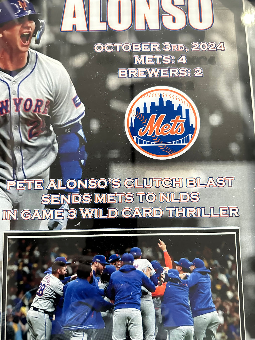 New York Mets - Pete Alonso HR Win against the Brewers