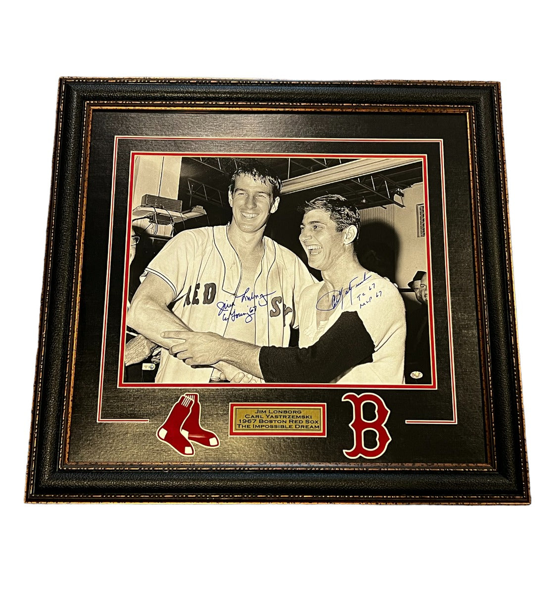 Jim Lonborg & Carl Yastrzemski Autograph