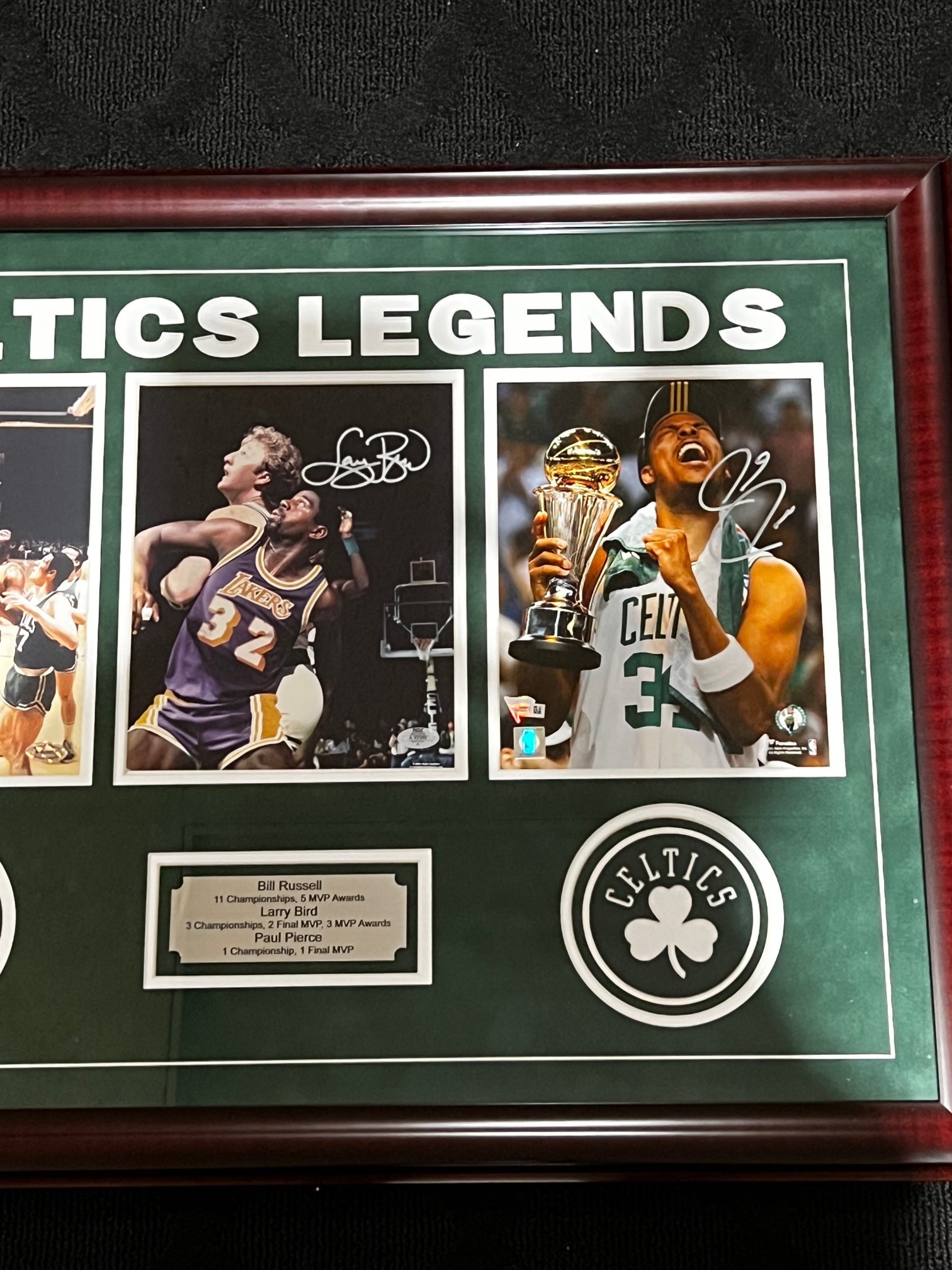 Boston Celtics Legends Autographed "Gameplay"