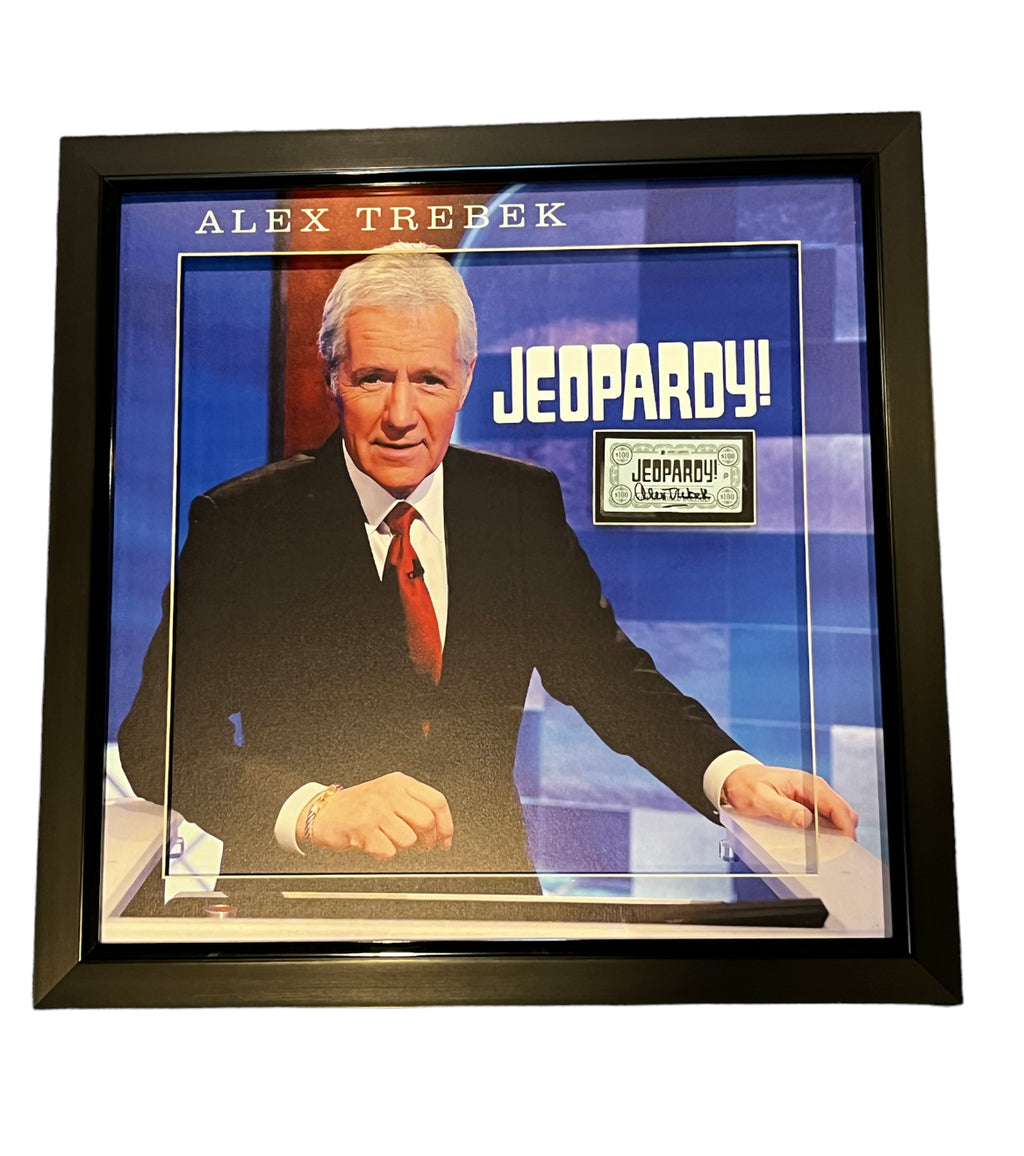 Jeopardy - Alex Trebek Autographed
