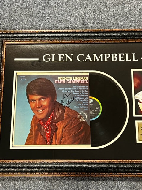 Glen Campbell Signed Album