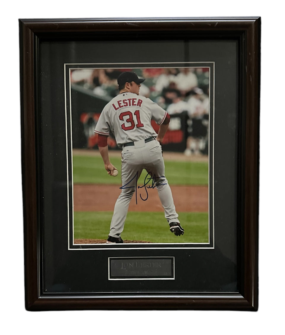 Boston Red Sox - Jon Lester Autographed 8x10