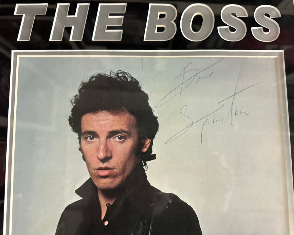 Bruce Springsteen Award Winner Autographed