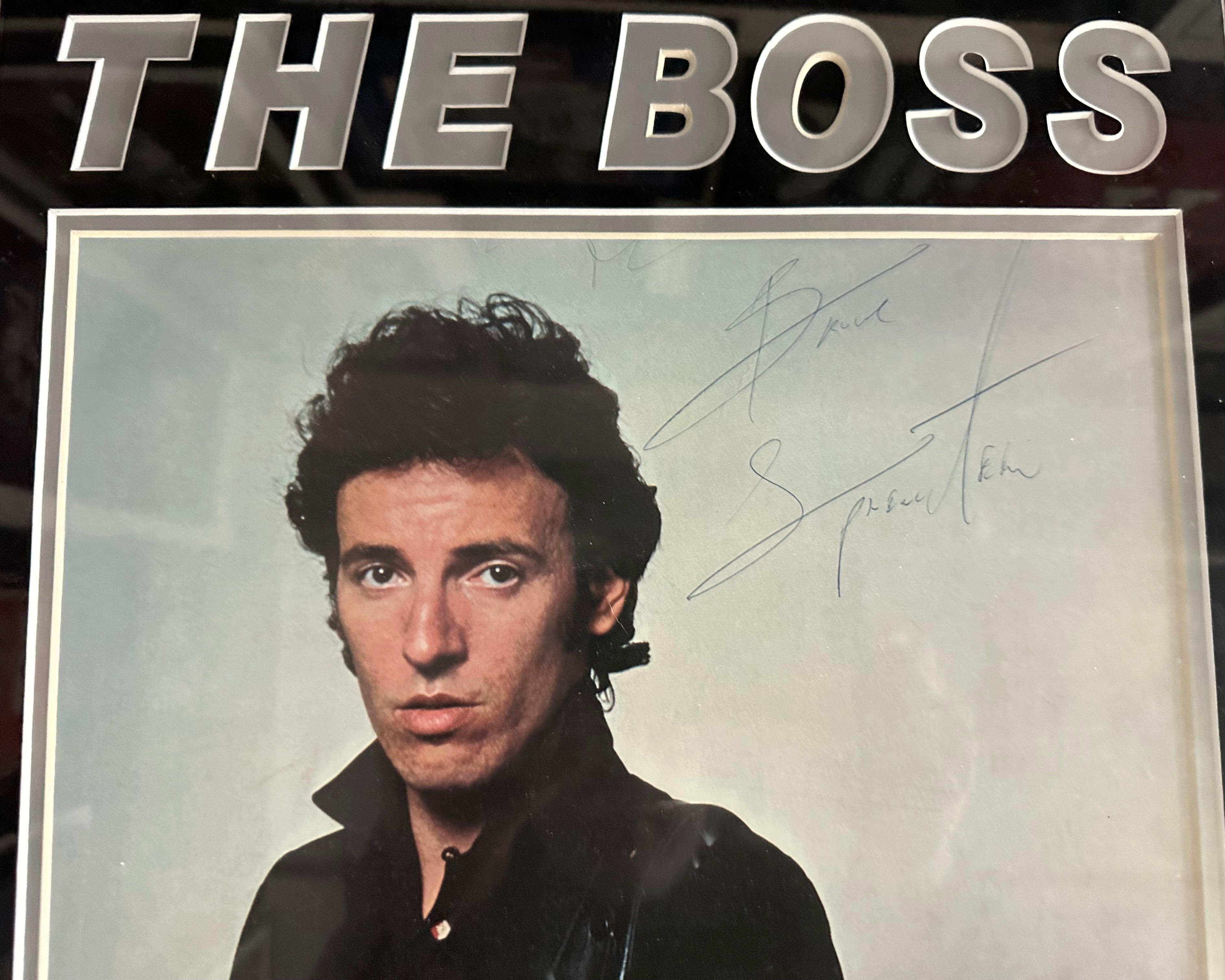 Bruce Springsteen Award Winner Autographed