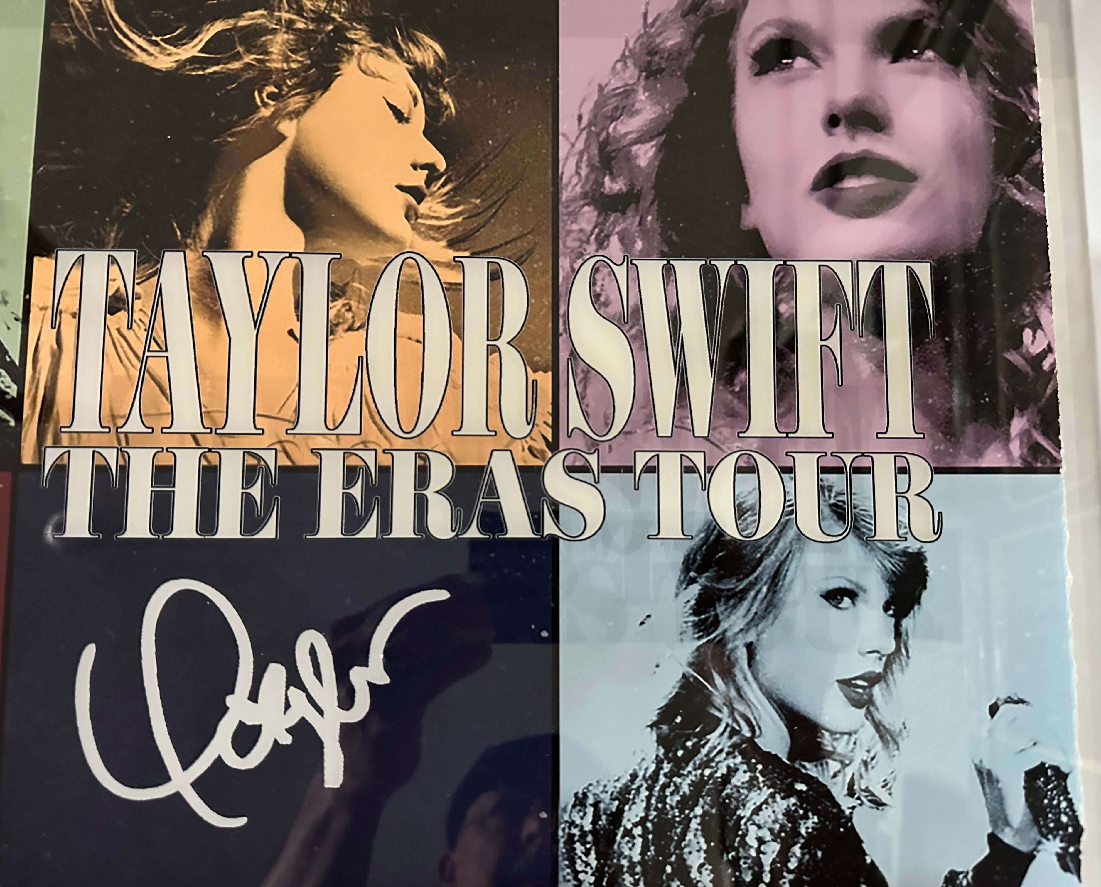 Taylor Swift - The Eras Tour with video montage & facsimile signature