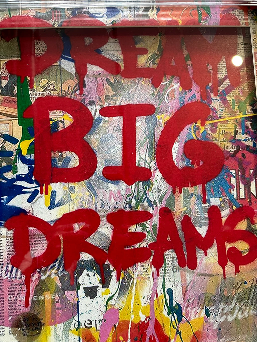 Dream Big Dreams - Childs Room Pop Art by Banksy