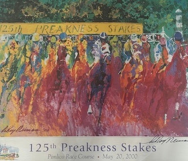 125th Preakness Stakes - Leroy Neiman Autographed