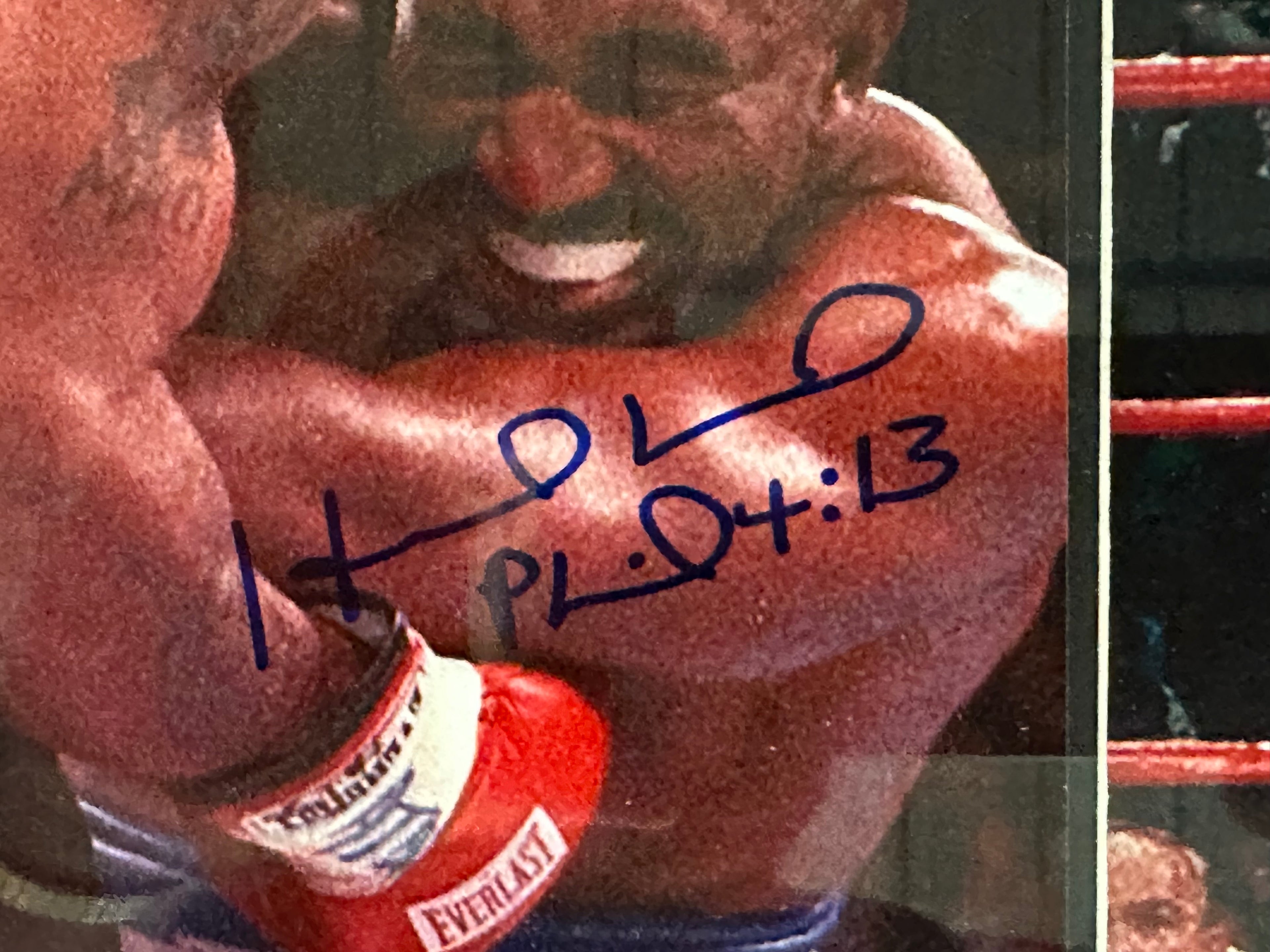 Boxing Heavyweight Champions - Tyson & Holyfield Autographed Collage