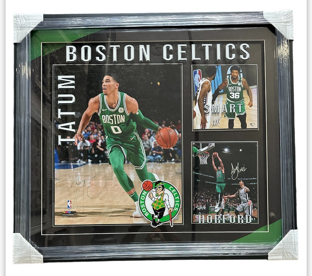 Boston Celtics - Tatum, Horford & Smart Autographed