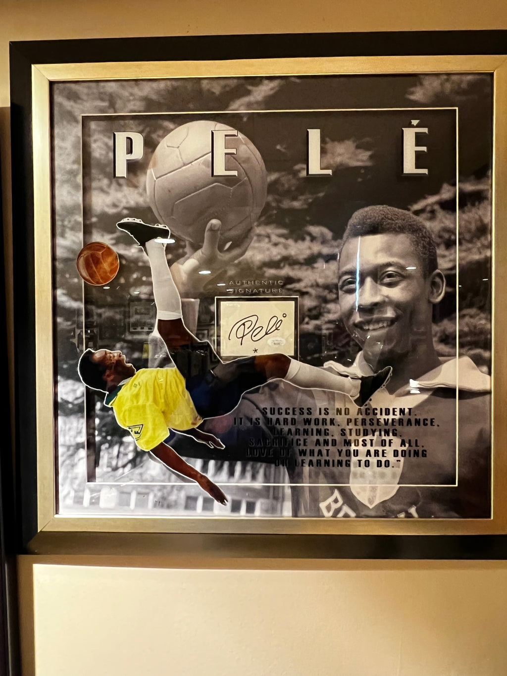 Pele Autographed