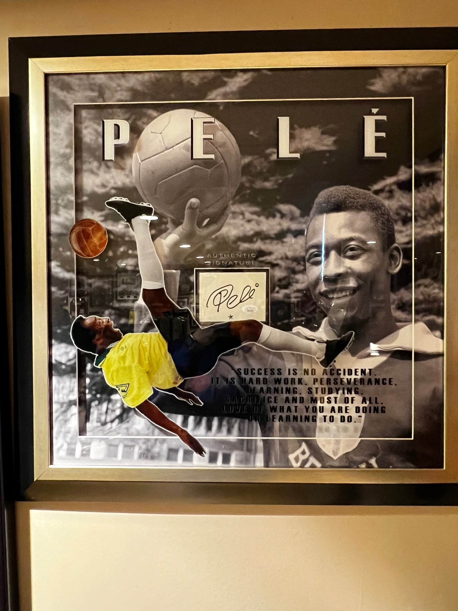Pele Autographed