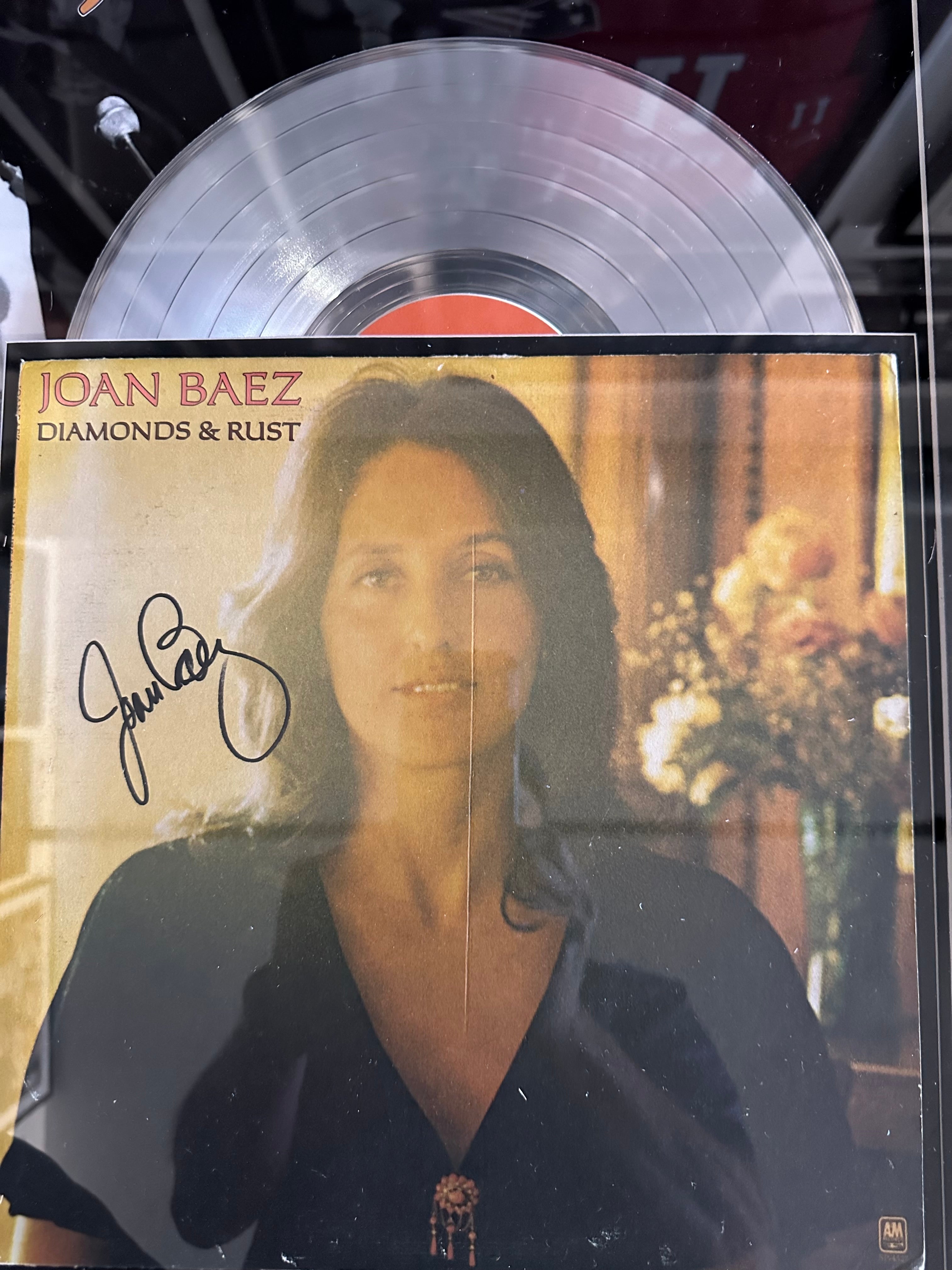 Joan Baez Autographed Record Album