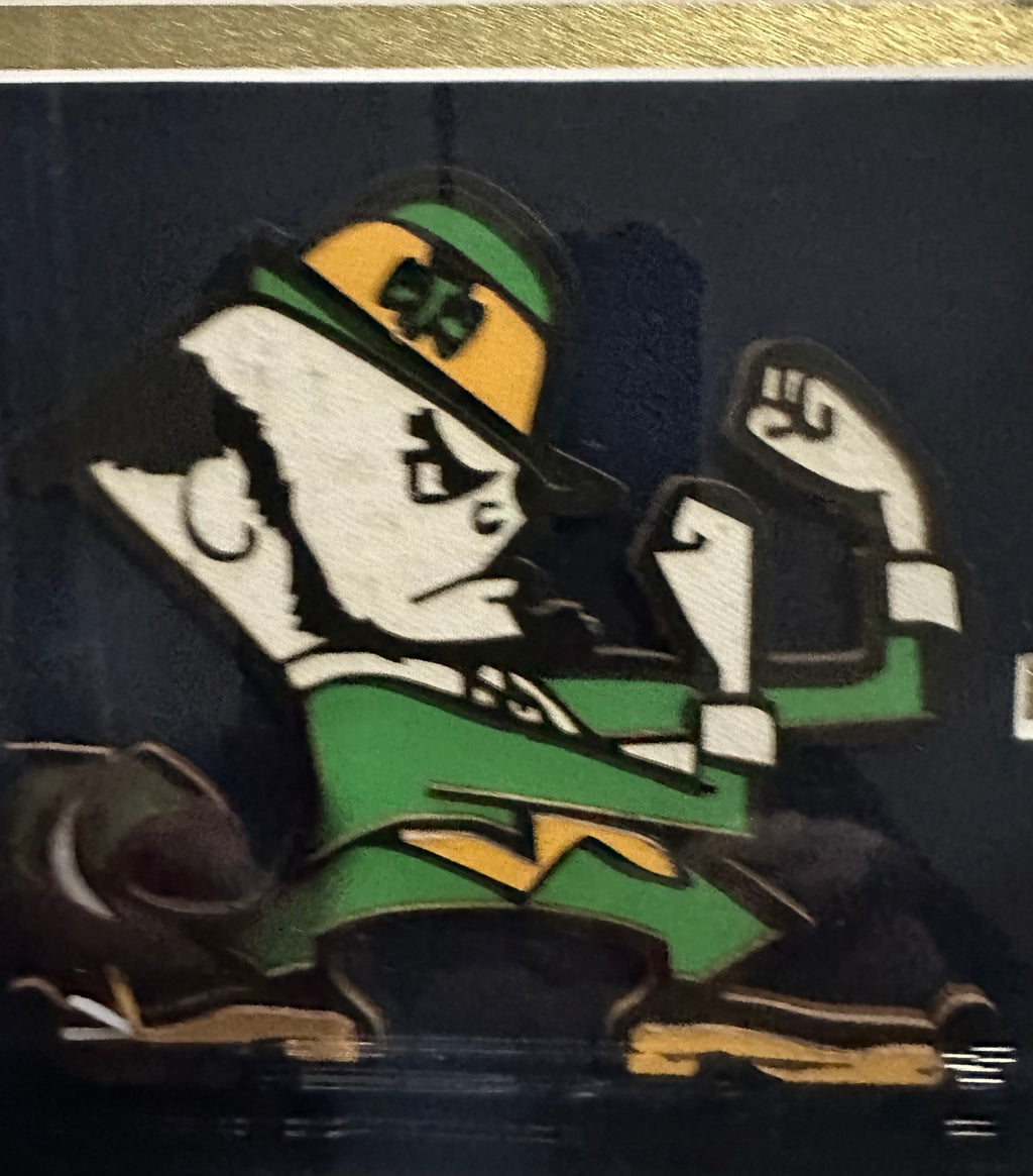 Notre Dame - Heisman Trophy winners Lithograph (5 player, 2 Coach Autographs)