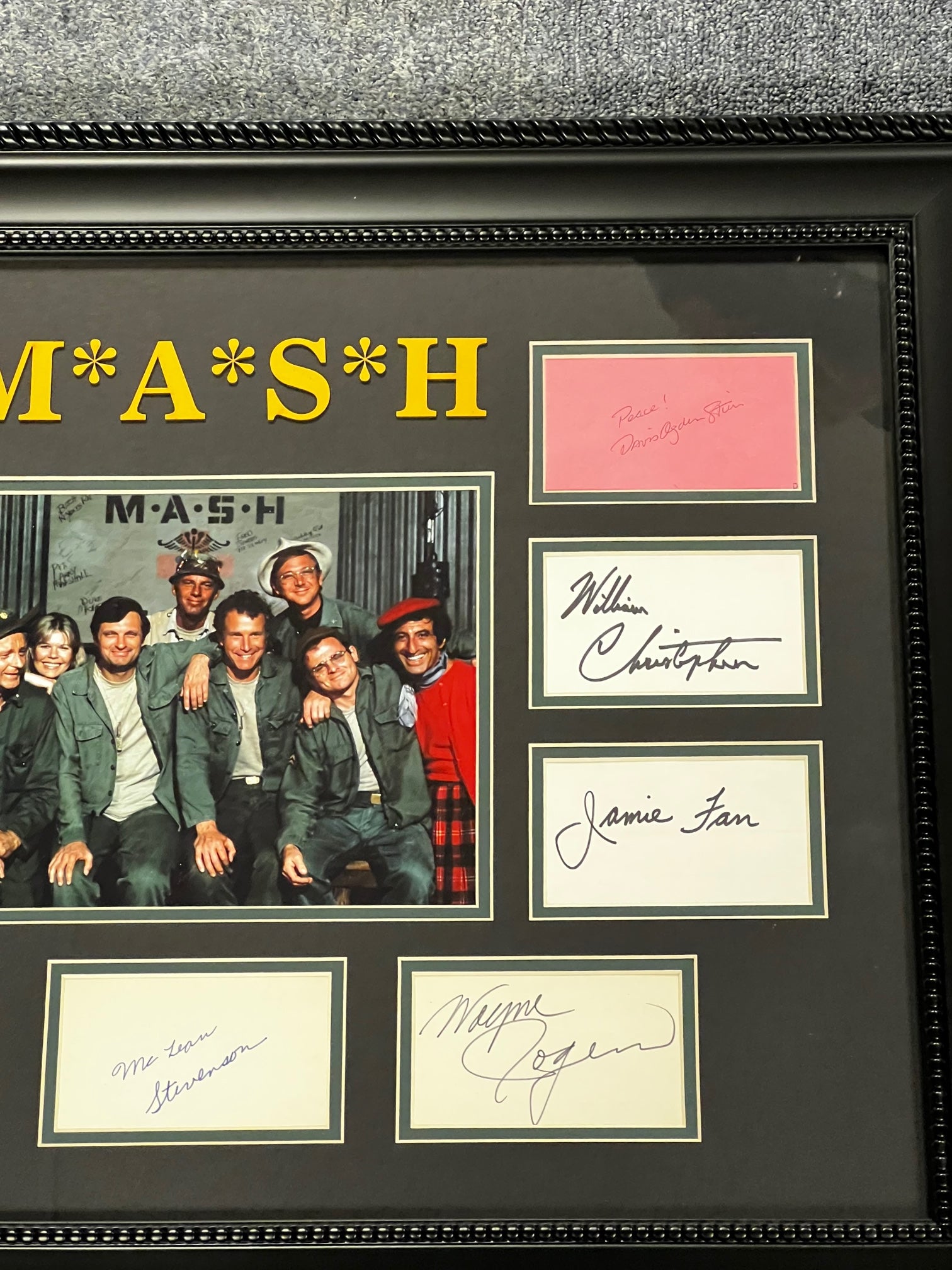 Mash - Cast Autographed Cuts