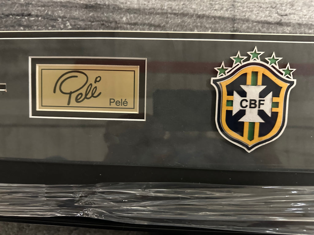 Soccer Great - Pele with "Success" Quote