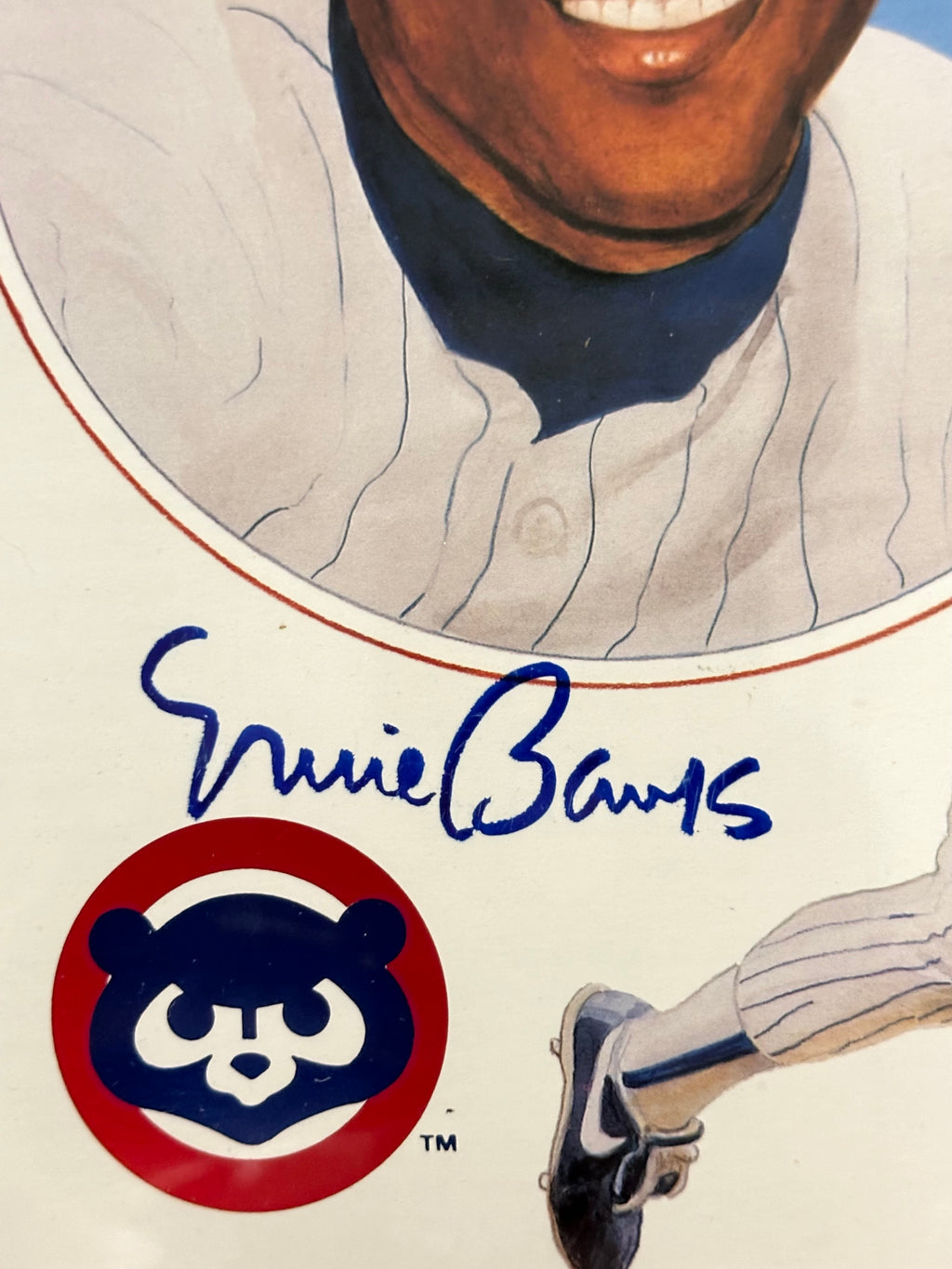 Chicago Cubs - Ernie Banks Autographed Legends Magazine