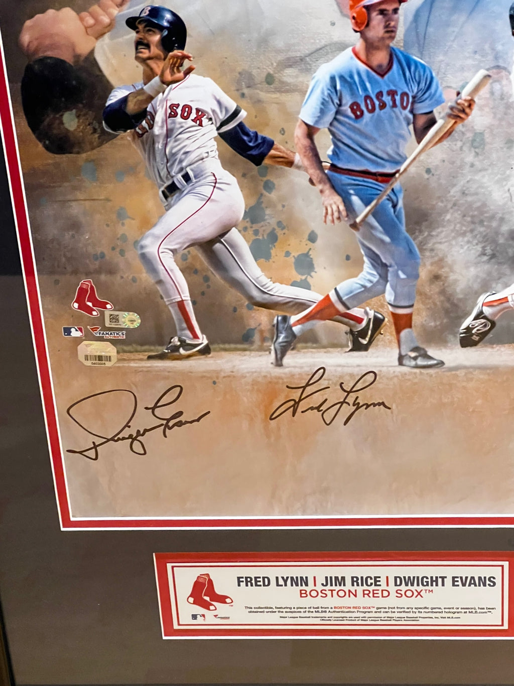 Boston Red Sox - Rice, Lynn, Evans