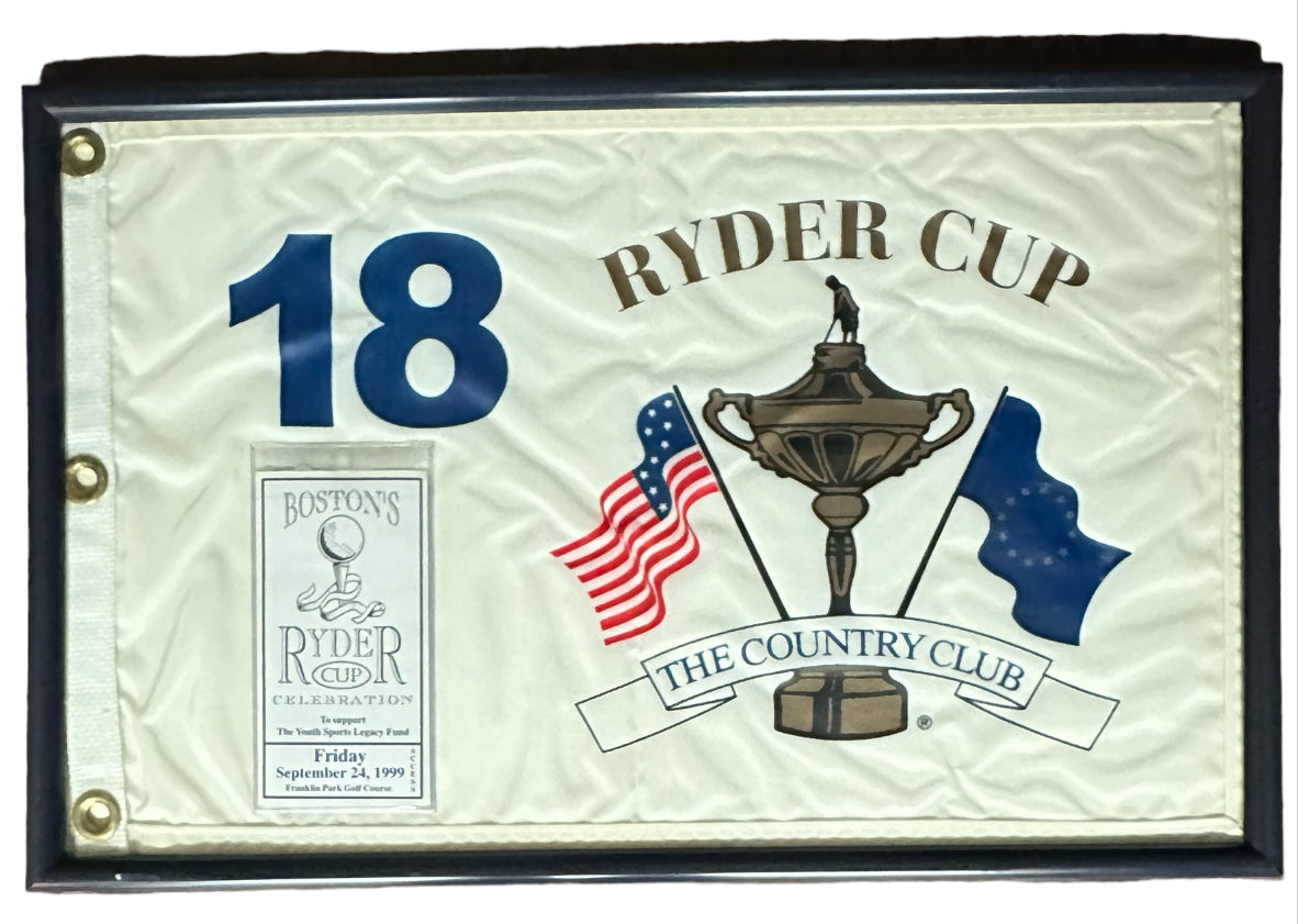 Boston's Ryder Cup Flag & Ticket from 1999