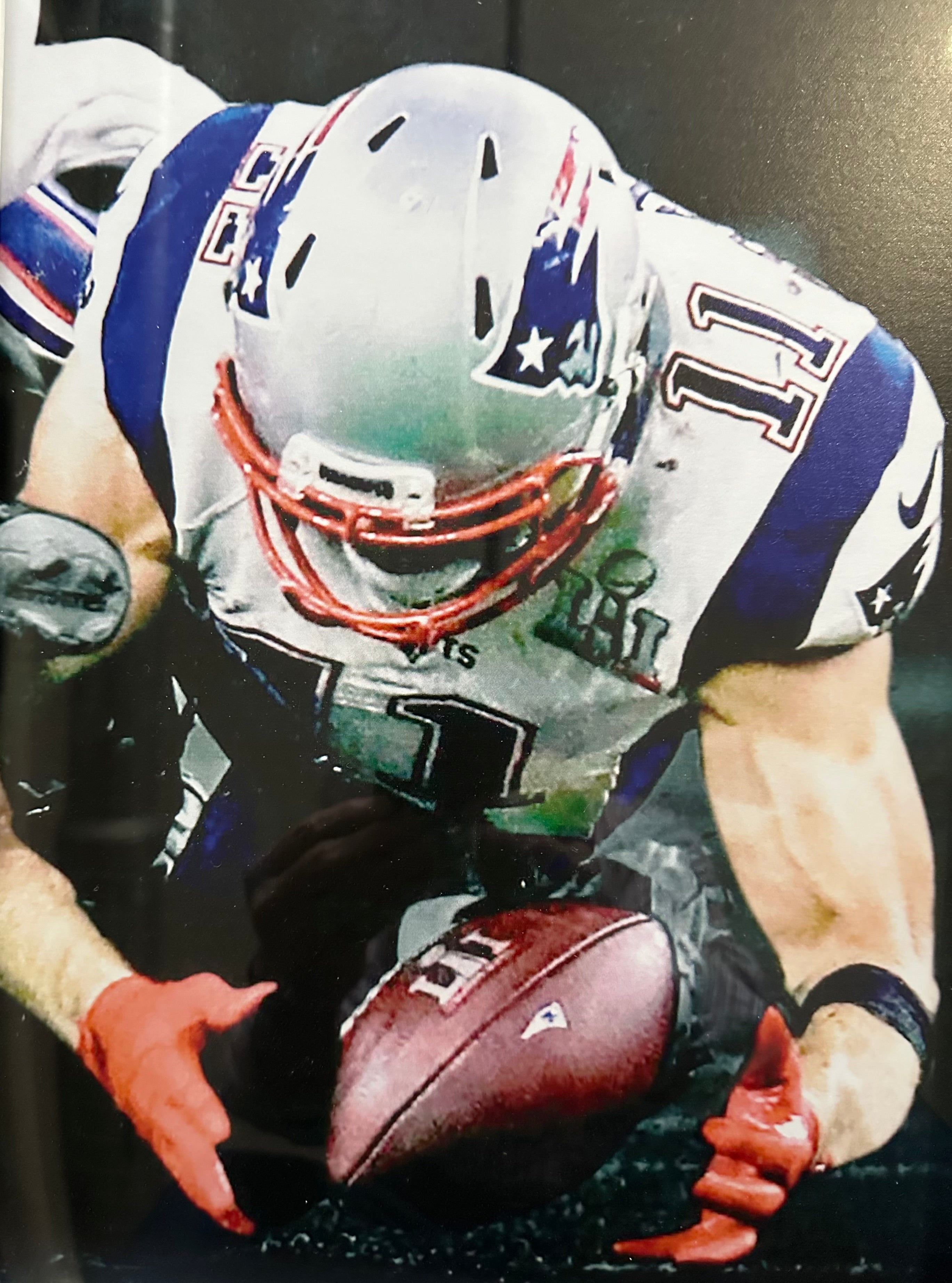 New England Patriots - Julian Edelman "The Catch" Autographed