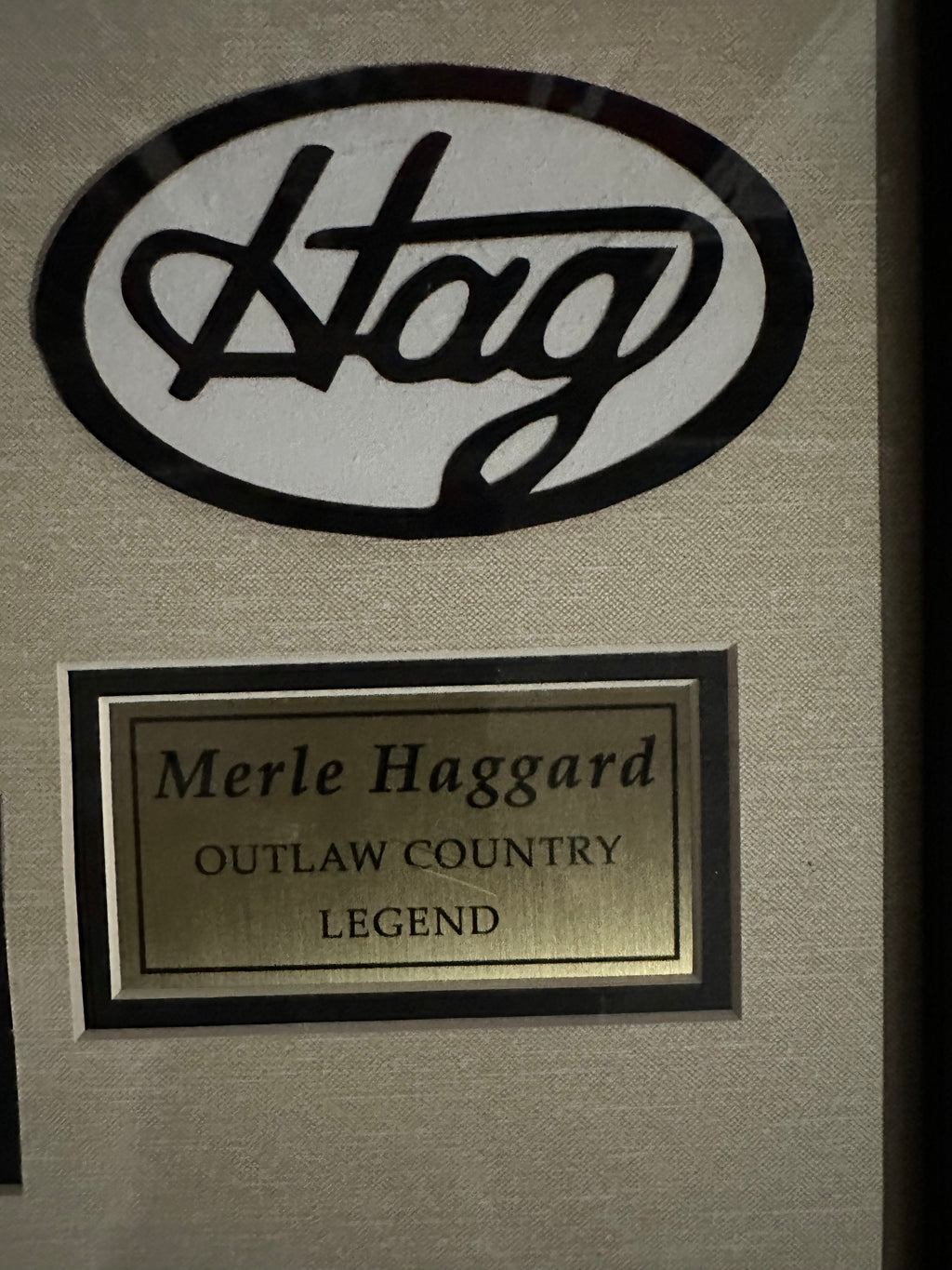 Merle Haggard Autographed - Outlaw Country Legend