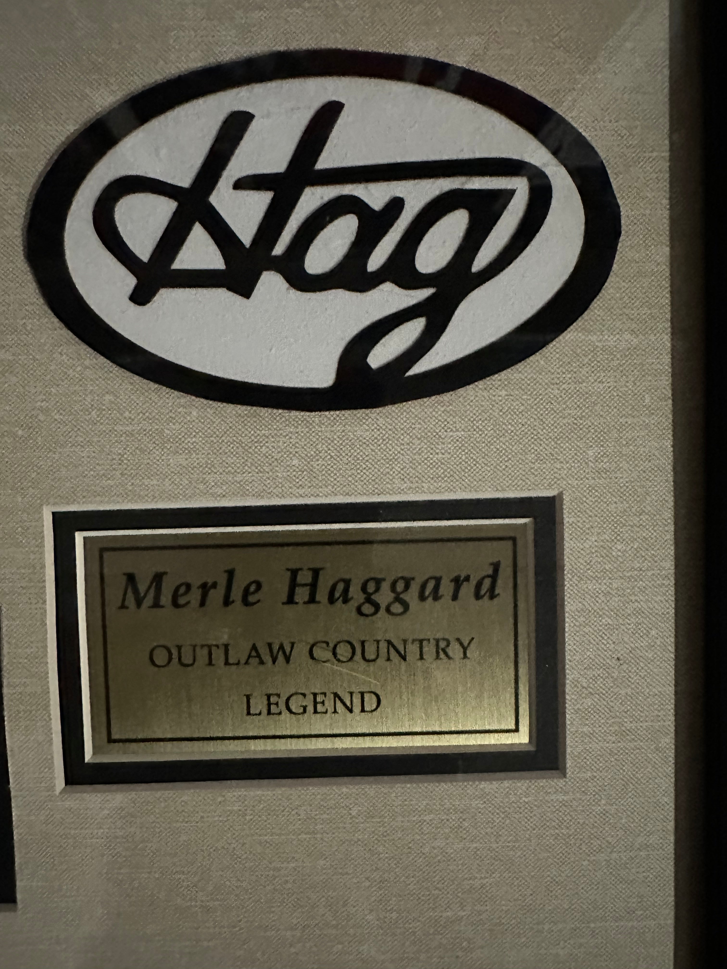 Merle Haggard Autographed - Outlaw Country Legend
