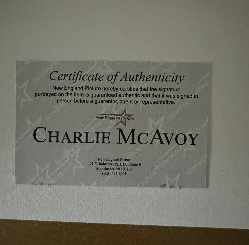 Boston Bruins - Charlie McAvoy autographed 8 x 10