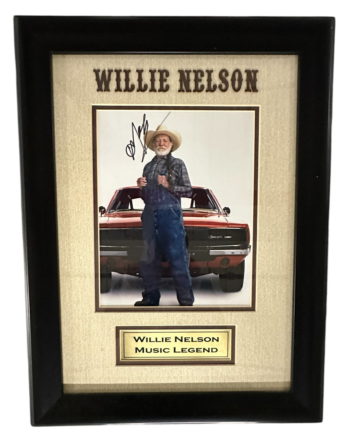 Willie Nelson Music Legend Autographed 8x10 Photo