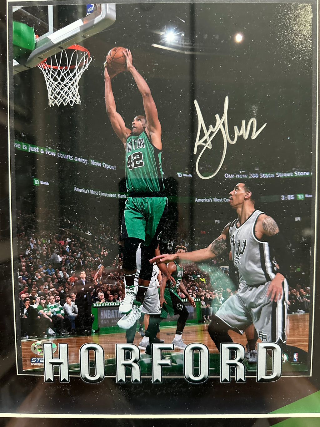 Boston Celtics - Tatum, Horford & Smart Autographed