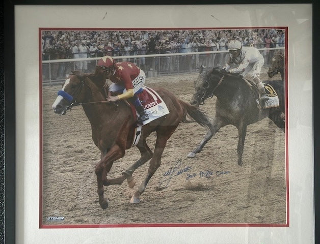 2018 Triple Crown Winner Justify - Mike Smith Jockey Autographed