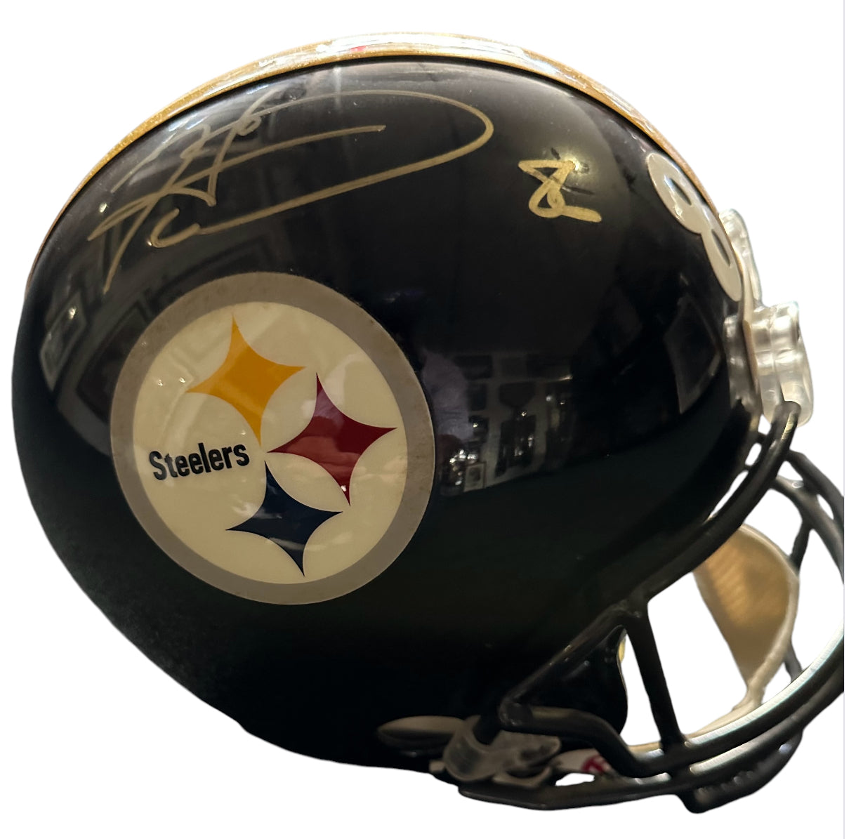 Pittsburg Steelers - Hines Ward Autographed Helmet