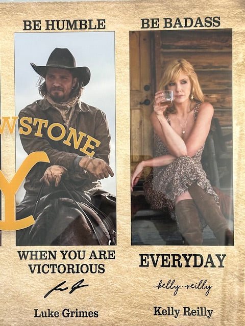 Yellowstone - Costner, Hauser, Grimes & Reilly Facsimile autographs