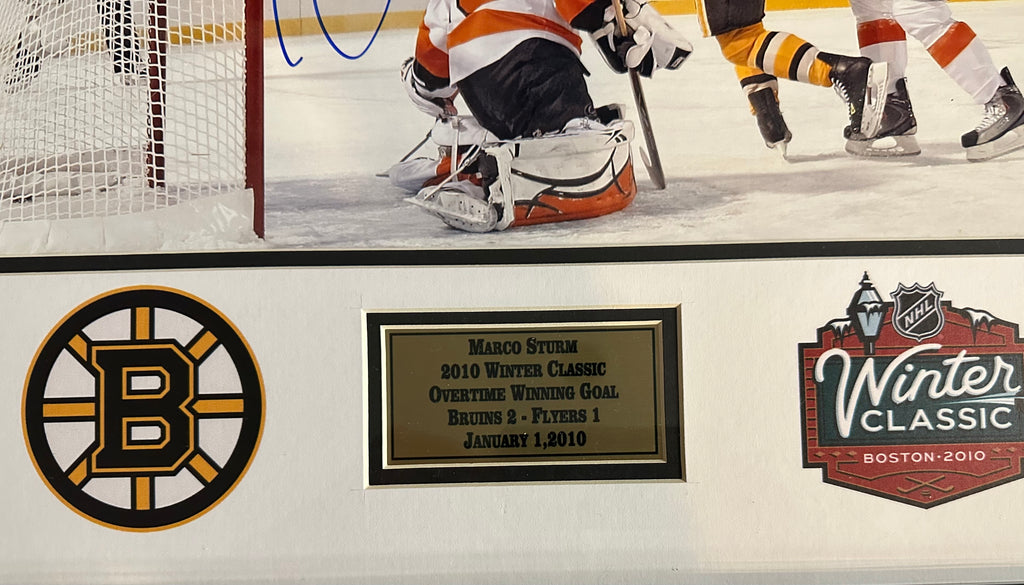 Boston Bruins - Winter Classics signed Marco Sturm