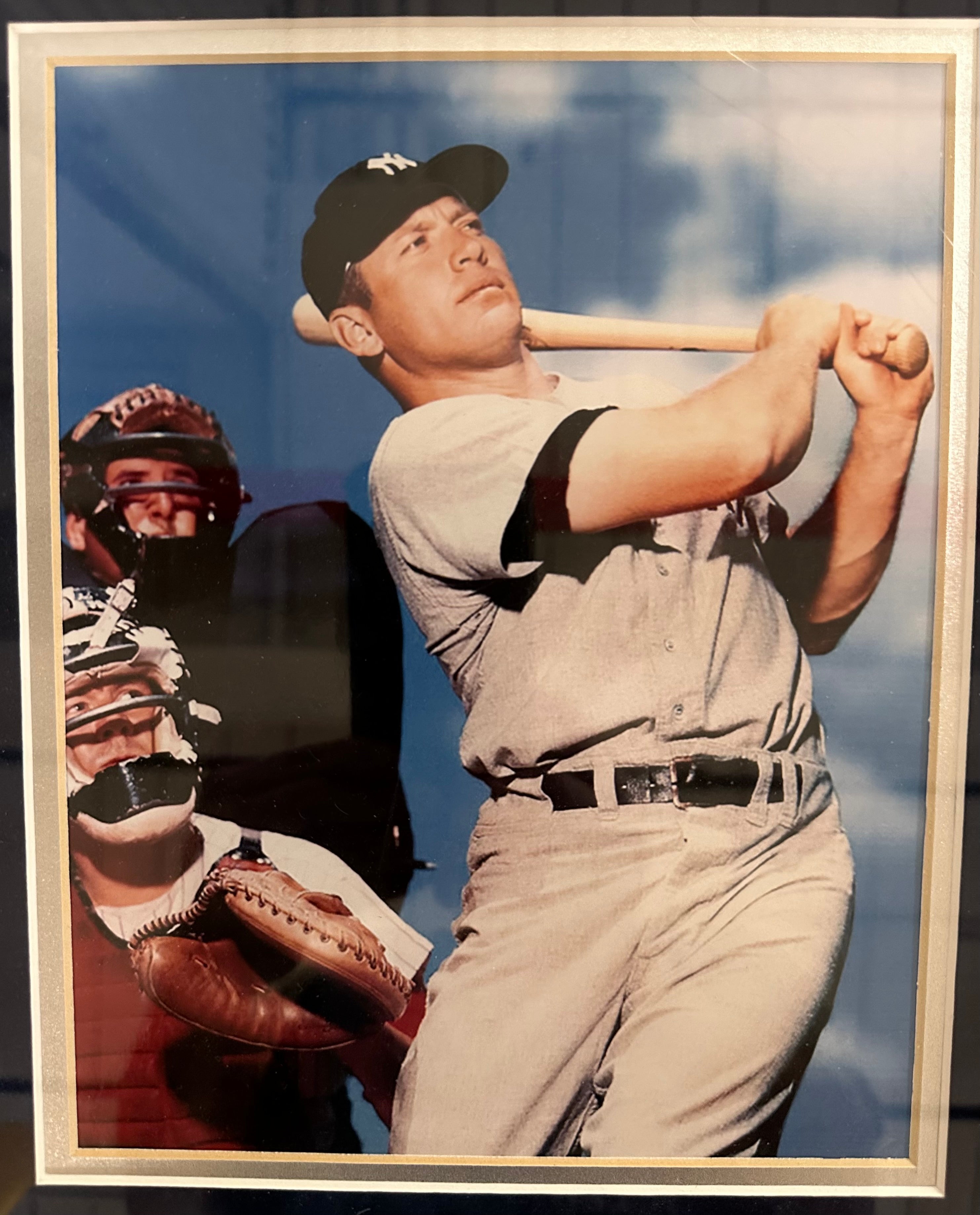 NY Yankees - Mickey Mantle & Whitey Ford Autographed 8x10 Photo with Mermaid
