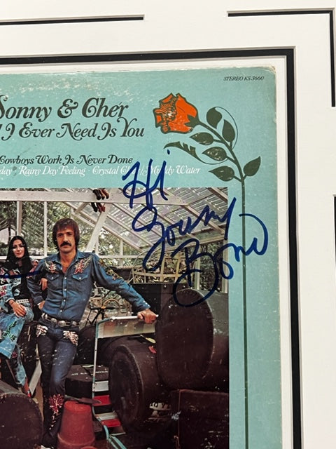 Sonny and Cher Signed Album