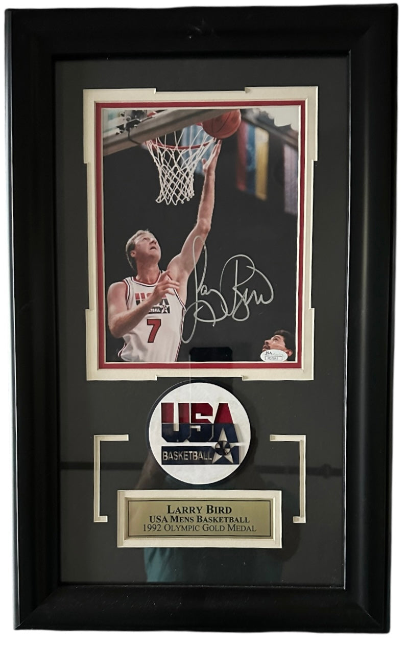 Larry Bird Team USA autographed