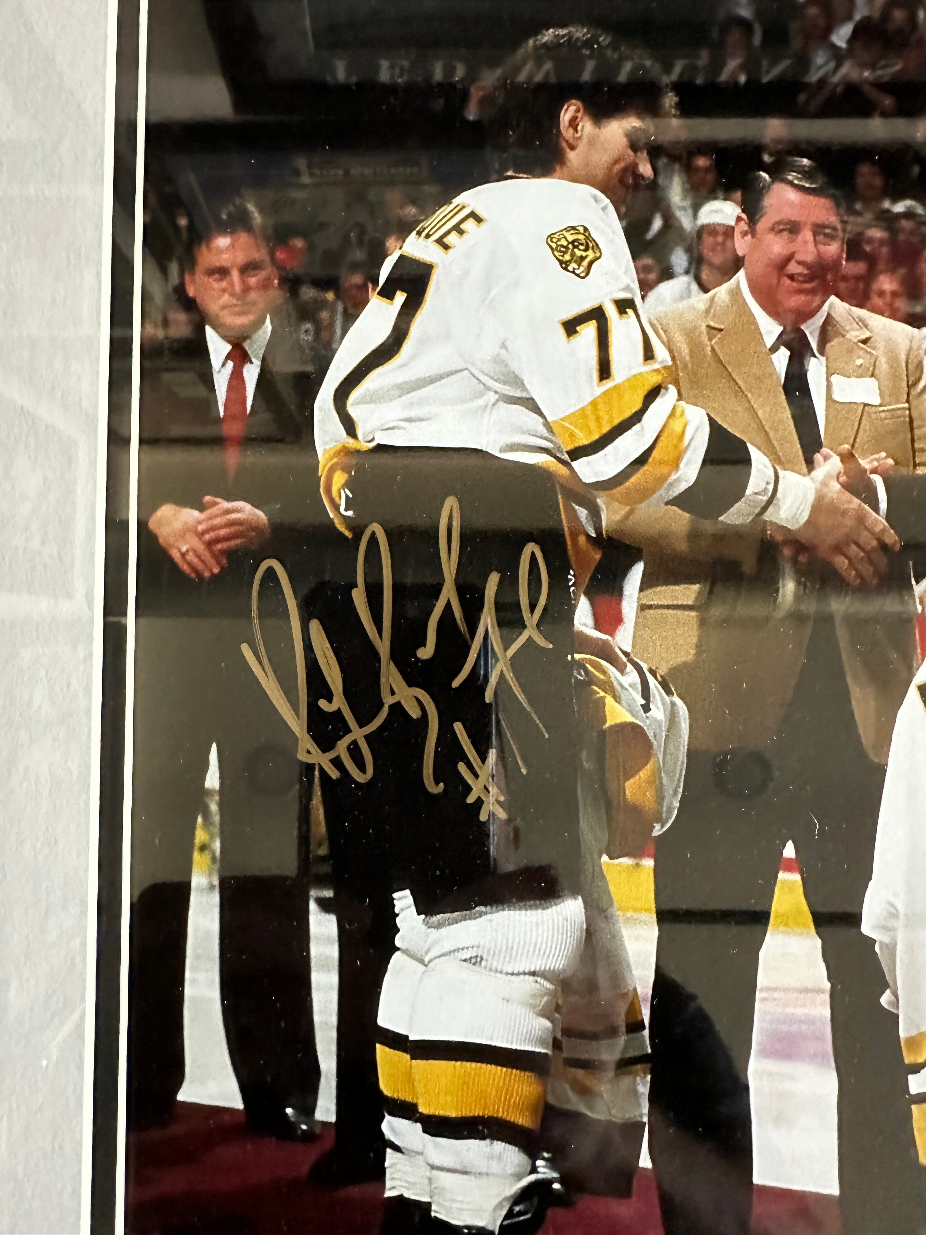 Boston Bruins - Ray Bourque & Phil Esposito Autographed (2)