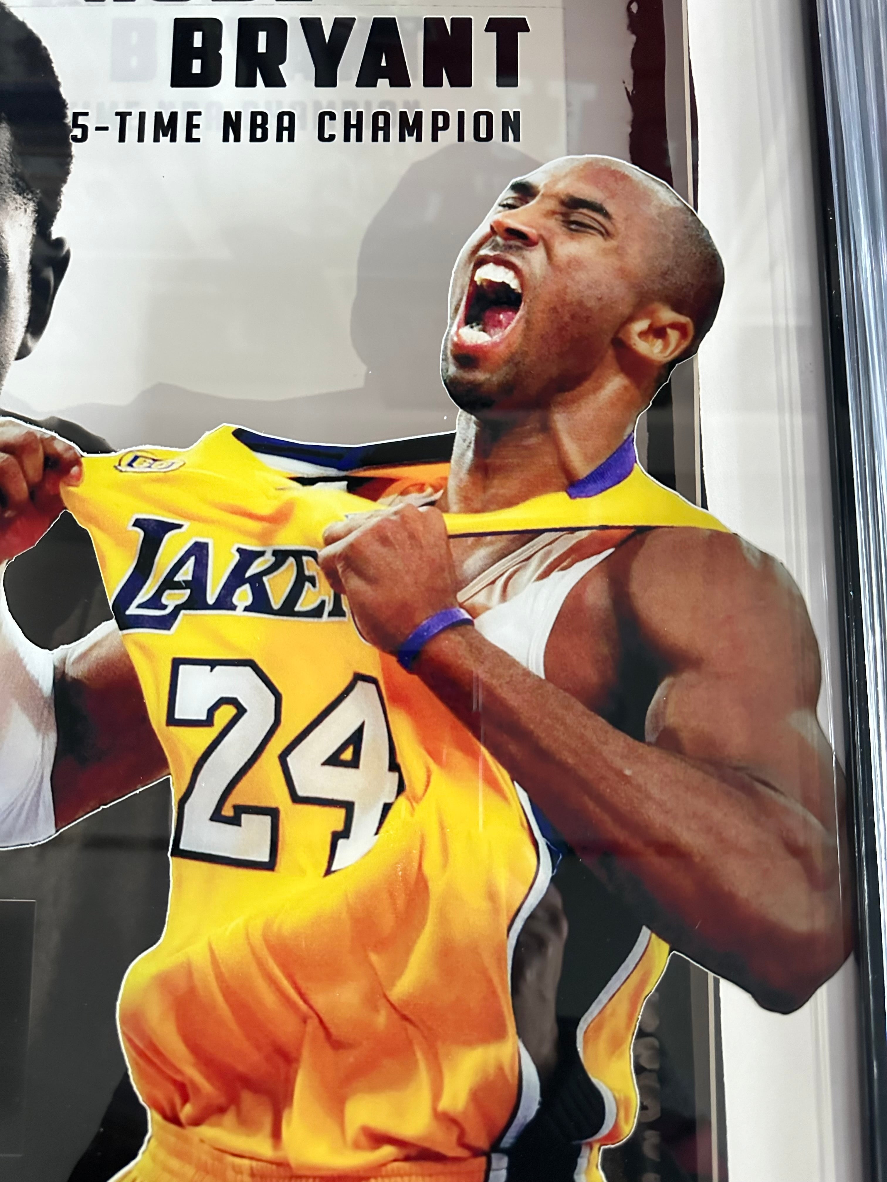 Kobe Bryant 5 Time NBA Champion with Rings