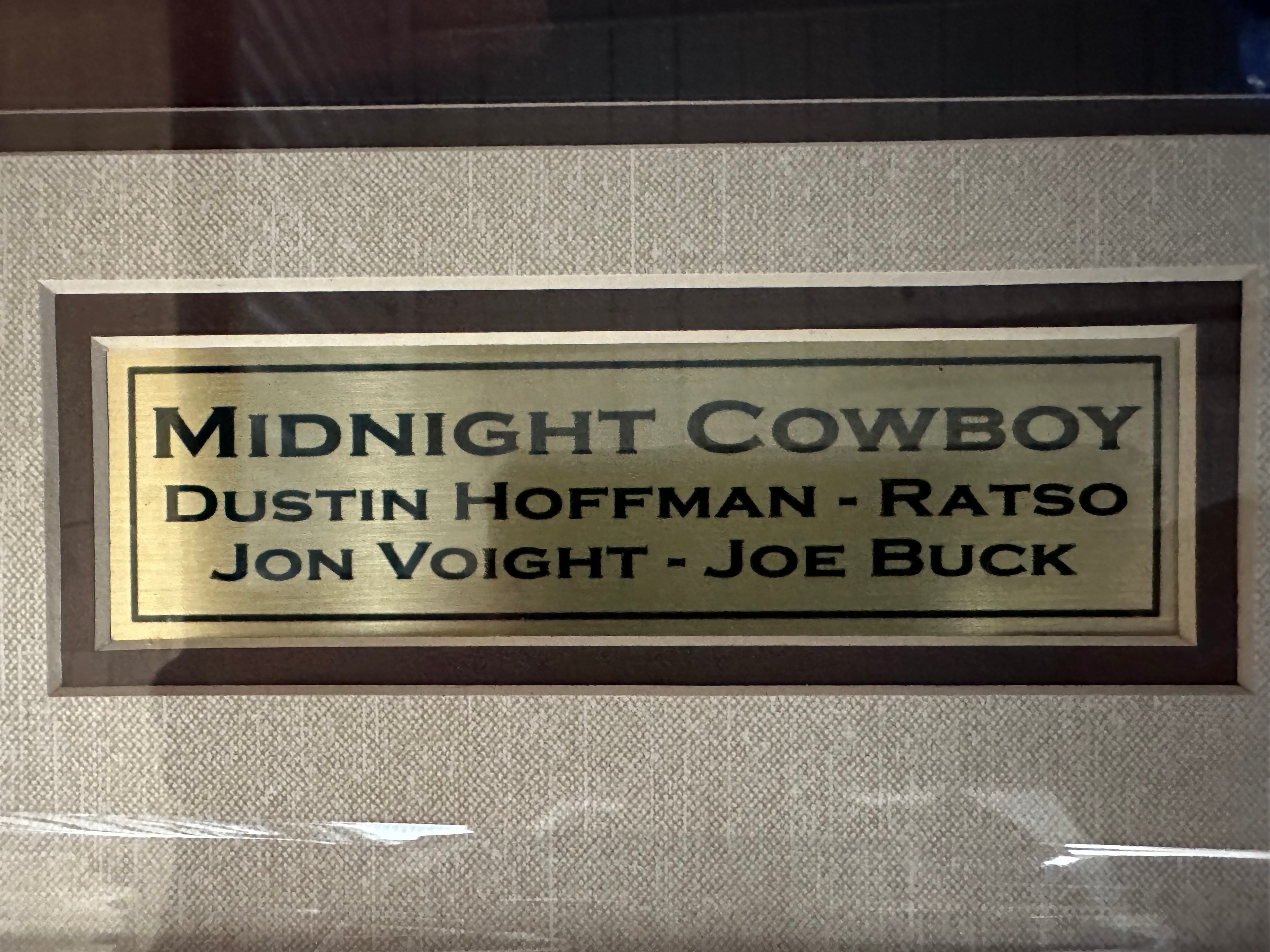 Midnight Cowboy - Hoffman & Voight Autographed